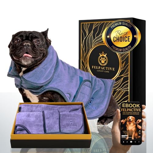 |FELPACTIVE® Premium Dog Robe Towel | Sizes S - XXXL | Quick-Dryi...