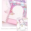 Kawaii Anime Girl Holographic Spiral Notebook - Cute Pink Sweet Girl Design for Teen Girls, Perfect for School, Journaling & Taking Notes, Colorful Cute Stationery suitable for Girls & Kids Ideal Christmas/office/birthday（Randomly select one out of four） - Image 3
