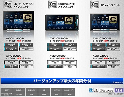 Amazon | carrozzeriaカロッツェリアAVIC-CL900-M+KLS-Y805D