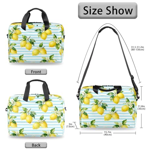 Bolsa para laptop 16 pulg resistente al agua azul claro miniatura 5