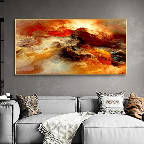Toile abstraite moderne 30x60cm - Solution décoration murale pour salon
