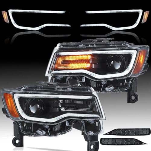 VLAND Headlight Assembly Fit for Jeep Grand Cherokee WK2 4th