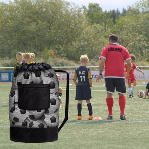 Tsathoggua Bolsa De Deporte Grande para Pelotas De Fútbol, Bolsa de Deporte de Alta Resistencia, Bolsa de Almacenamiento con Cordón, Bolsa de Malla para Llevar Baloncesto, Voleibol, Béisbol - imagen 6