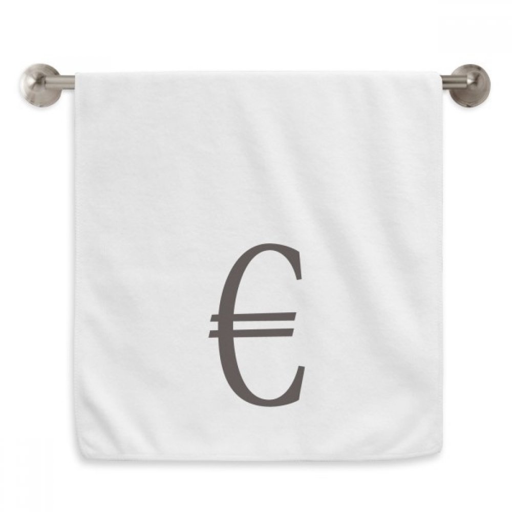 Serviette Euro anti-irritation blanche 13x29 pouces douce pour peau sensible