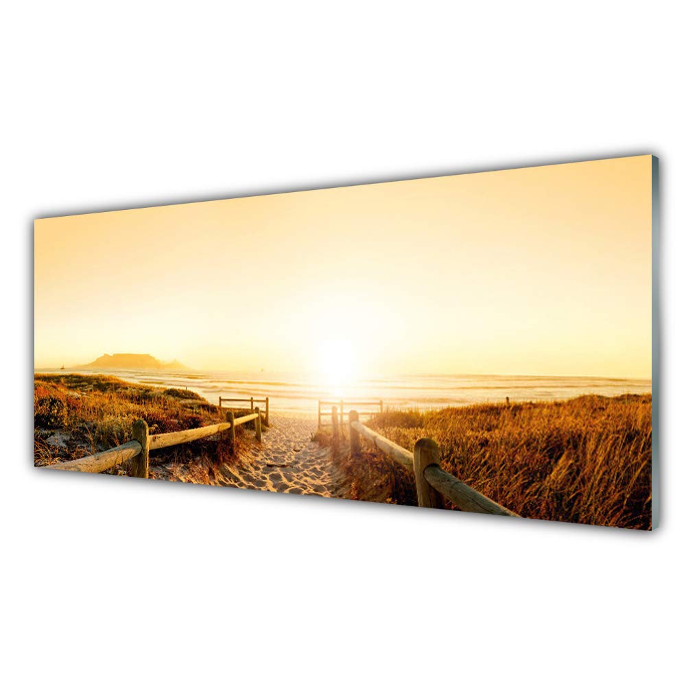Tableau acrylique Tulup paysage de randonnée pour habiller un grand mur vide facilement
