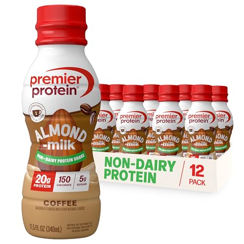 Premier Protein Non-Dairy Plant Based Almondmilk...