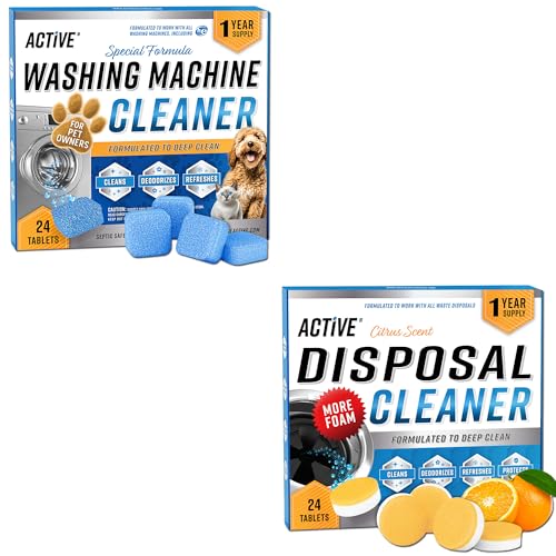 ACTIVE Washing Machine Cleaner for Pet Owners and...