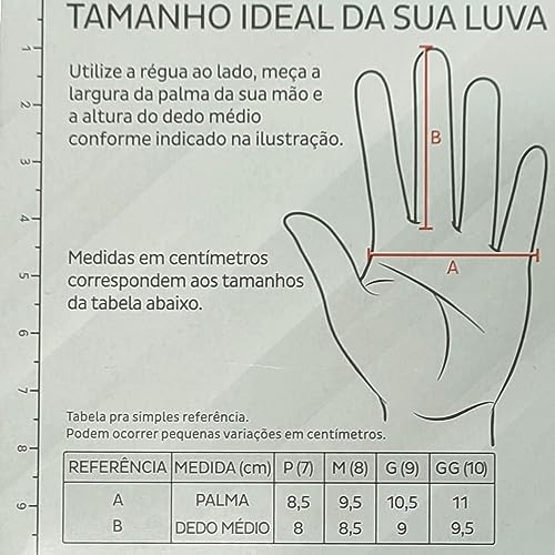 Luva Latex Descartavel com Pó - INOVEN - PP, P, M e G - 100 unidades (PP)