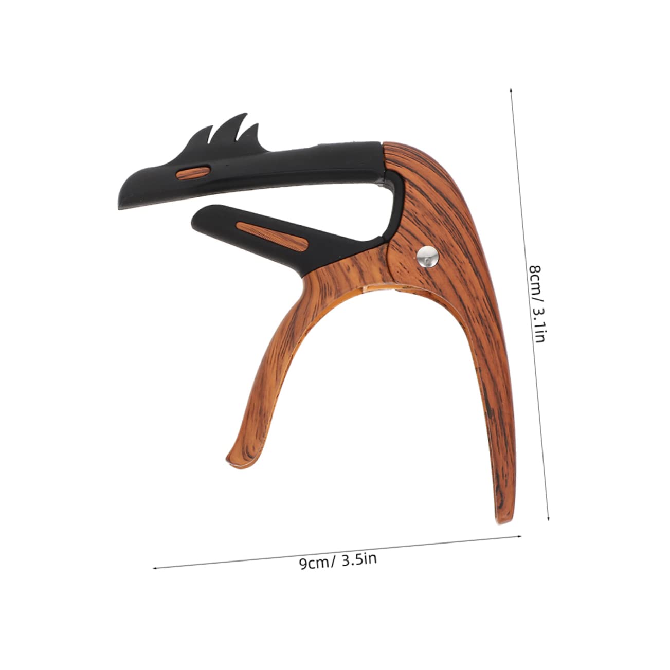 Toyvian 5 szt. kapodaster gitarowy capo narzędzie do ukulele, klips do gitary, tuner skrzypiec, ukulele banjo, przydatne kapodastry, profesjonalne części gitarowe wrażliwe