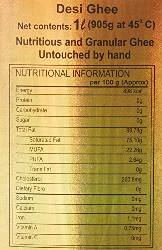 Image of Patanjali Cow's Ghee, 1L (Pack of 2)