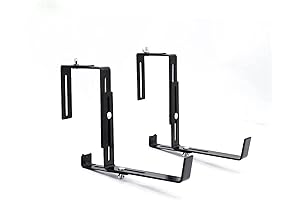 Adjustable Planter Box Bracket Set: Maximize Greenery in Style