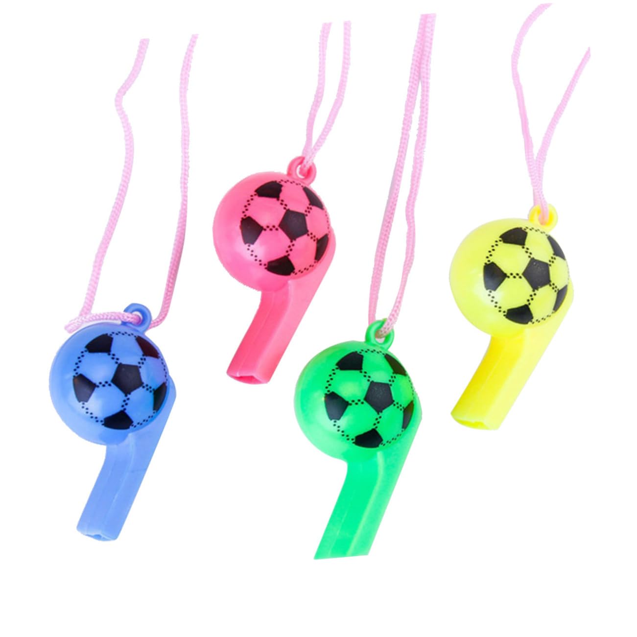 VANZACK 20pcs/set Basketball Plastic Referee Whistle Plastic Sports Whistle Outdoor Play Toys for Kids Outside Toy Outside Kids Toys Plastic Whistle Kids Whistle Child Yiwu Football