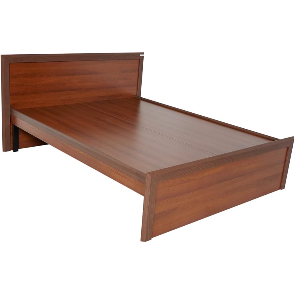 GODREJ INTERIO Queen Bed Without Storage (Matte_Imperial Oak) Amazon
