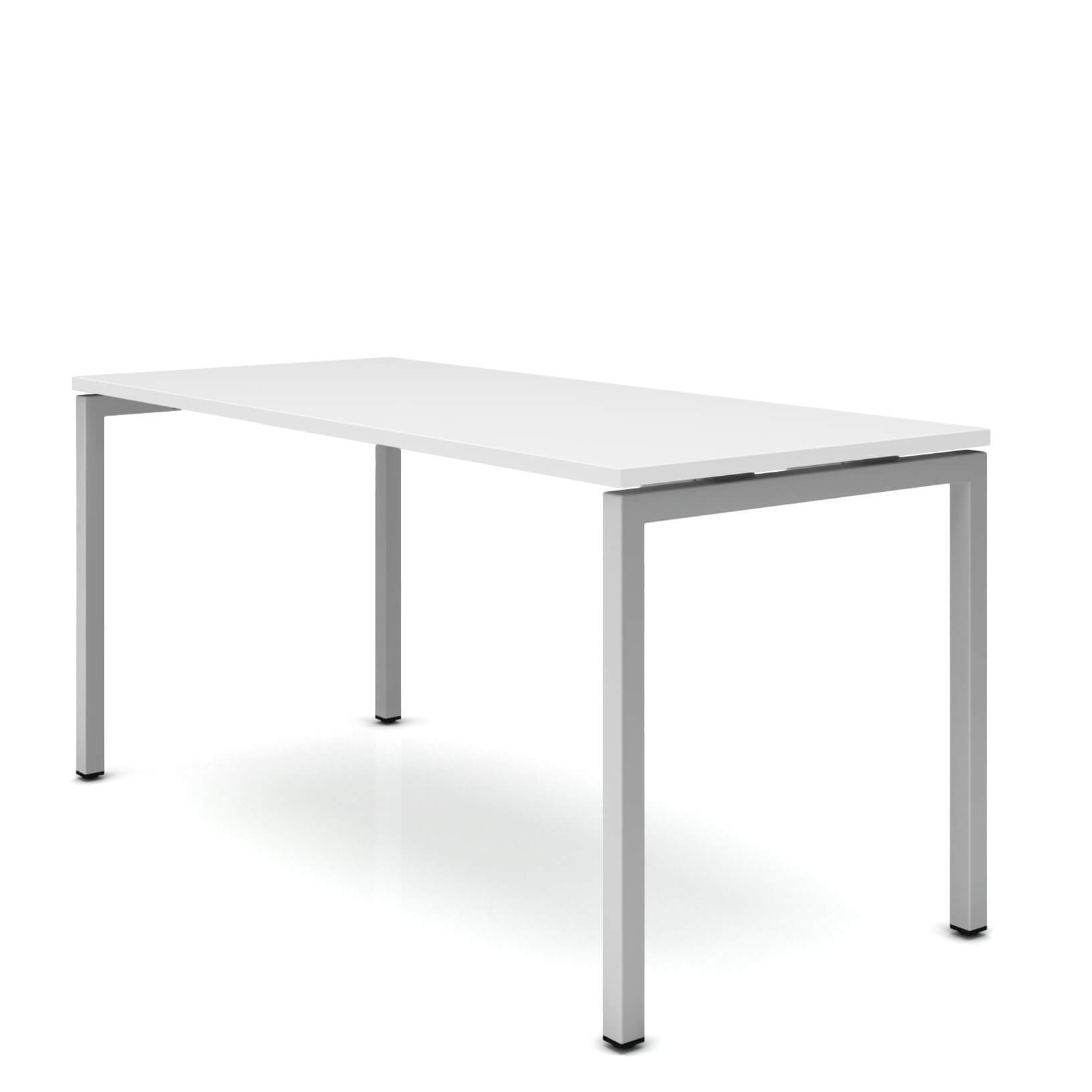 Weber Büroleben GmbH Tavolo da riunione professionale, 160 x 80 cm, NOVA U 4 – 6 Pers. Tavolo da conferenza, colore struttura: antracite
