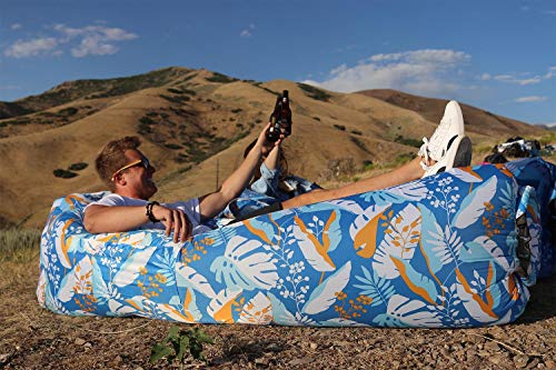 Wekapo Inflatable Lounger Air Sofa Hammock-Portable,Water Proof& Anti-Air Leaking Design-Ideal Couch For Backyard Lakeside Beach Traveling Camping Picnics & Music Festivals Camping Compression Sacks #TOP1