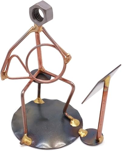 Miniatura 6 de Sousaphone (Tuba) Figura coleccionable de arte de metal hecha a mano, accesorios de escritorio, trofeo, regalo de jefe, decoración de oficina,