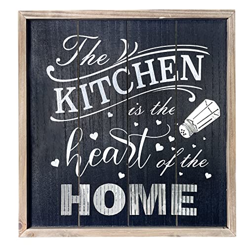Homirable Kitchen Wall Decor Farmhouse Wooden Sign Spice Jars Rustic Country Funny Kitchen Hanging Wall Art Decoration For Home Dining Room Gift #TOP3