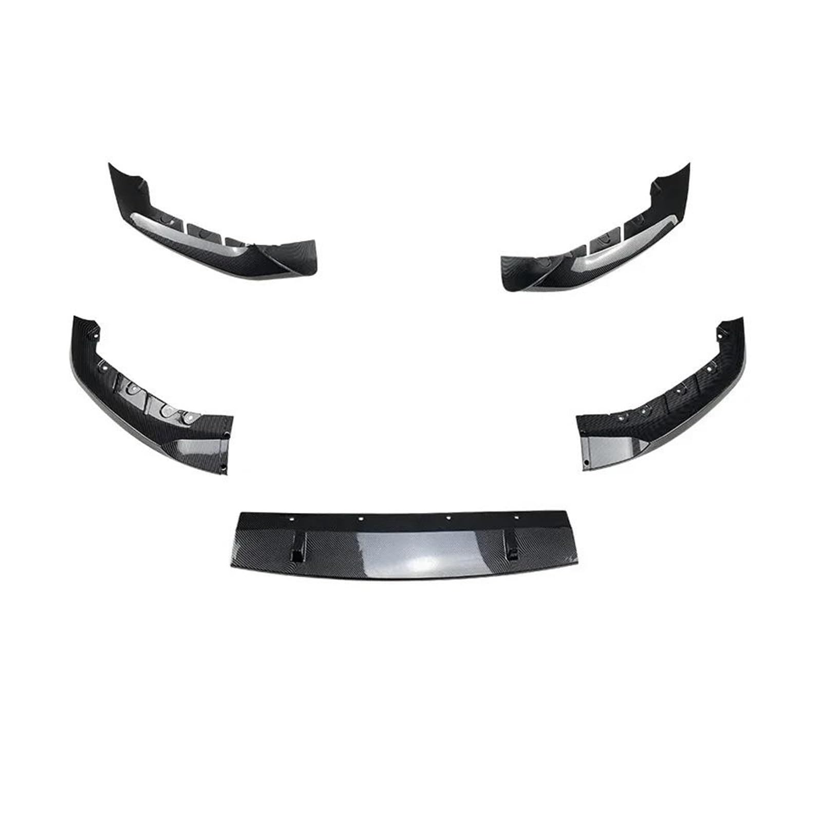 Spoiler avant noir carbone pour BMW Série 5 G30 G31 2017-2020 - 5