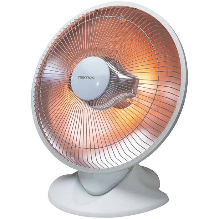 Amazon | TEKNOS パラボラハロゲンヒーター床置ホワイト 800W,400W PH