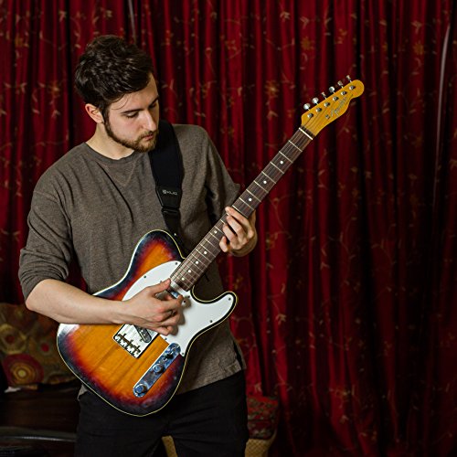 Kliq Sangle de guitare, technologie AirCell, pour guitare basse et guitare électrique, avec rembourrage en néoprène de 7… - Les Beatles, Paul McCartney, John Lennon, RIngo Starr, George Harrison Kliq Sangle de guitare, technologie AirCell, pour guitare basse et guitare électrique, avec rembourrage en néoprène de 7… – Image 6