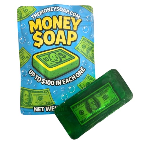 Fruity Pear Scented Surprise Soap Bar 5 oz Green Square Bar with Hidden Mystery Prize Inside