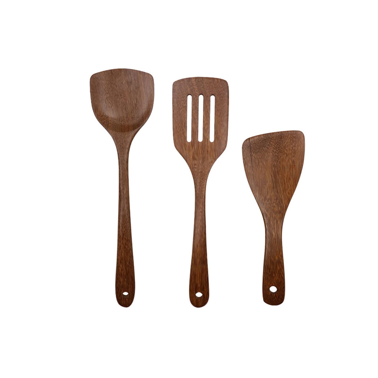 Cooking Utensils Spatulas 3 Pieces Sets Kitchen Wood & Gadgets Utensils