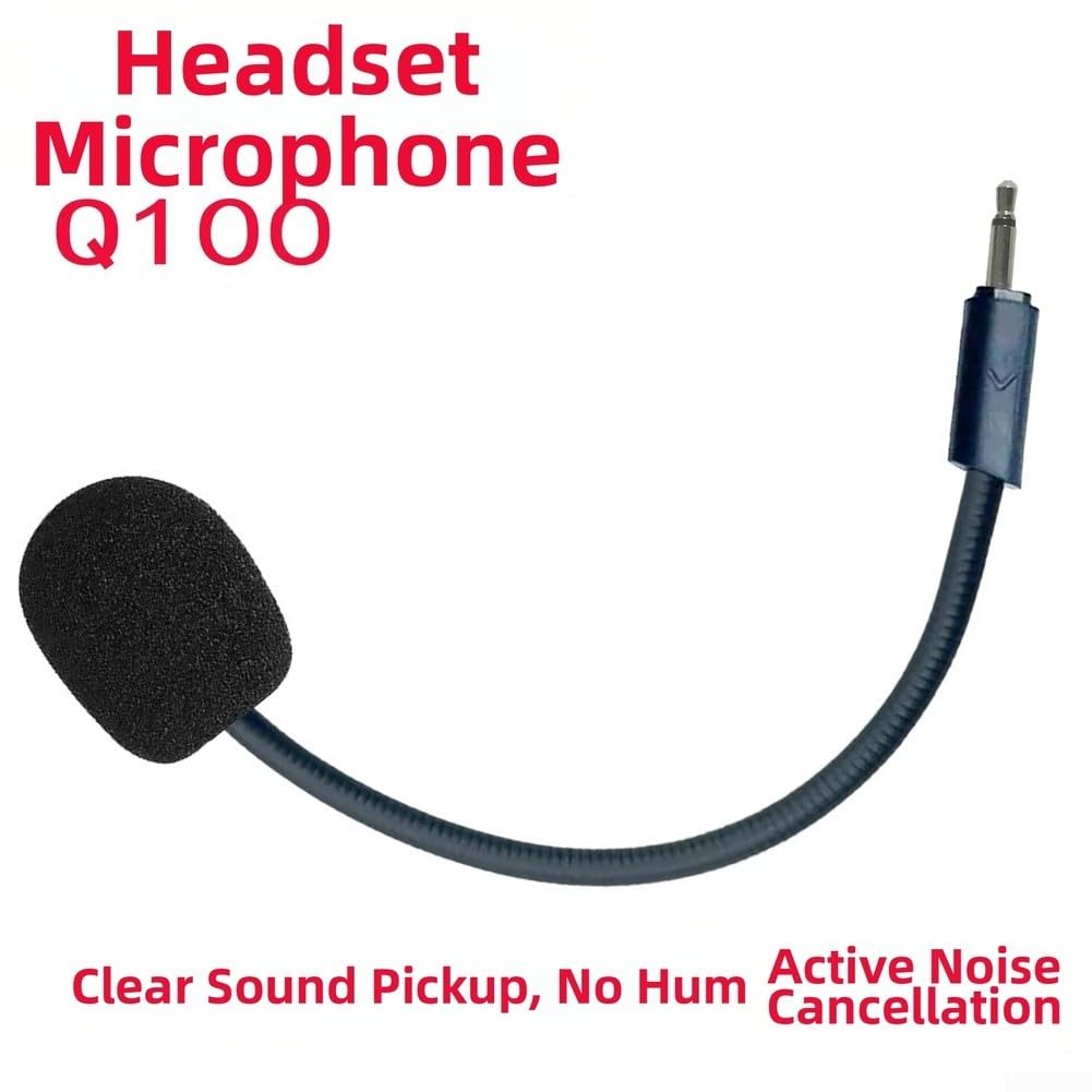 Für JBL Q100 Q350 Q360 Q400 Mikrofon mit 2,5-mm-Anschluss und Geräuschunterdrückungsfunktion für verbesserte Sprache in anspruchsvollen Umgebungen