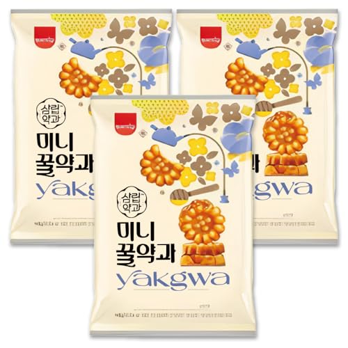 サムリプ ミニはちみつ薬果 140g 3袋 / Samlip ミニ薬菓 (ヤッカ) ミニヤッカ ミニーヤッカ ヤックァ 韓国お菓子 SPC