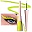 evpct 1Pcs Light Green Liquid Eyeliner Waterproof Light Green Eye Liners for Women, Eyes Wing Stamps Shapes Colored Eyeliner delineador de ojos a prueba de agua contra el agua blanco para ojos