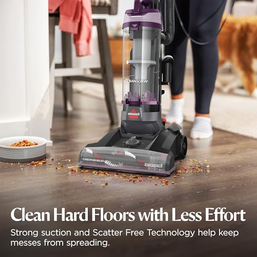 Image of Bissell CleanView Upright Vacuum with Pet Hair Brush Roll, Powerful Suction, Pet Hair Tools, Large Dirt Container, 4438