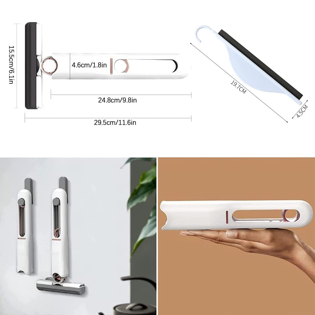 Mini Mop Mit Auswringfunktion - Handfreier Reiniger Für Küche & Bad