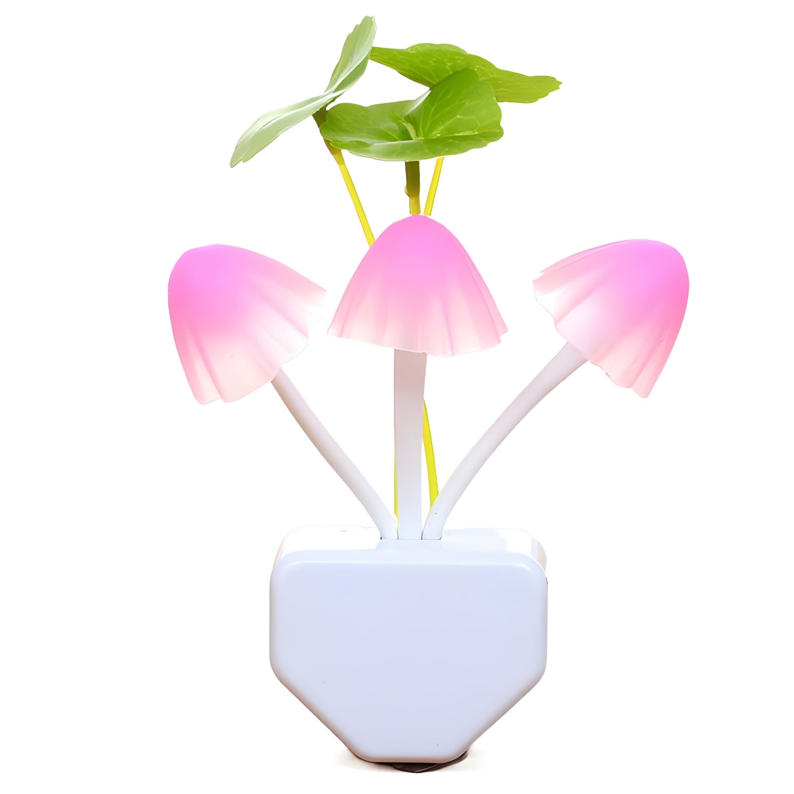 Mushroom Night Light, LED Colour Changing Night Light Plug in Wall 3 Color Lamps Sensor Led Mushroom Dream Bed Lamp for Bedroom Home Decor