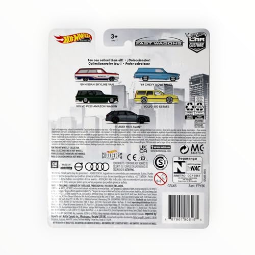 Hot Wheels '17 Audi RS 6 Avant, Fast Wagons miniatura 2