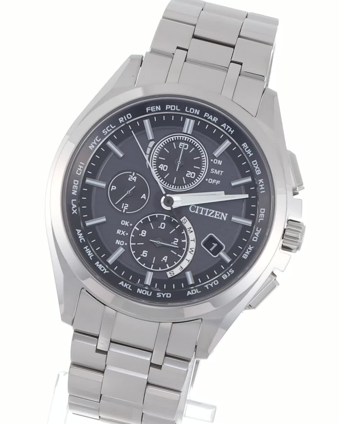 Amazon.co.jp: [CITIZEN] アテッサ ATTESA エコ・ドライブ 電波時計