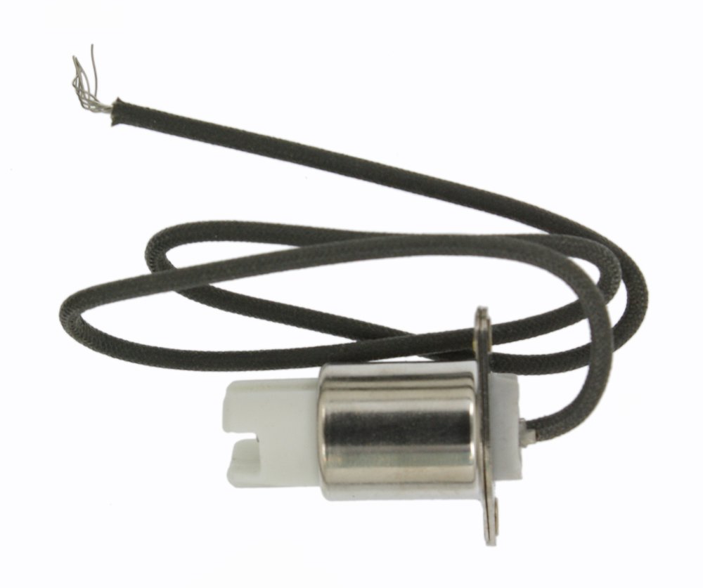 Leviton Lampholder, Incandescent, R7s RX7s Base, Plunger, Keyless, Unglazed Porcelain, Flange Mount, Single Circuit, White, 555