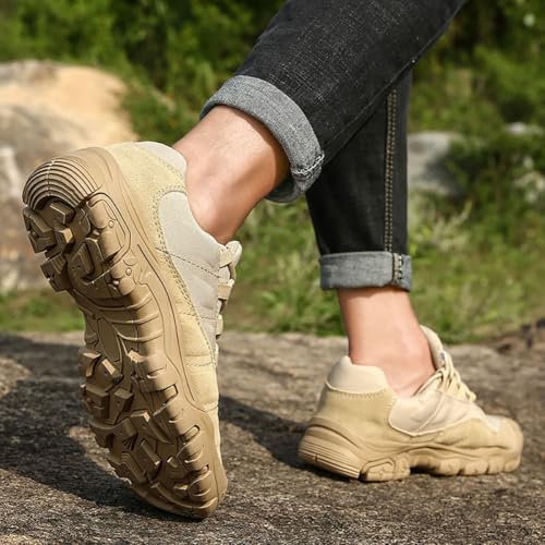 Men's Fashion Low Top Hiking Shoes Cross Training Shoe Trekking Trails Outdoor Work Shoes Casual Workout Footwear ﻿4