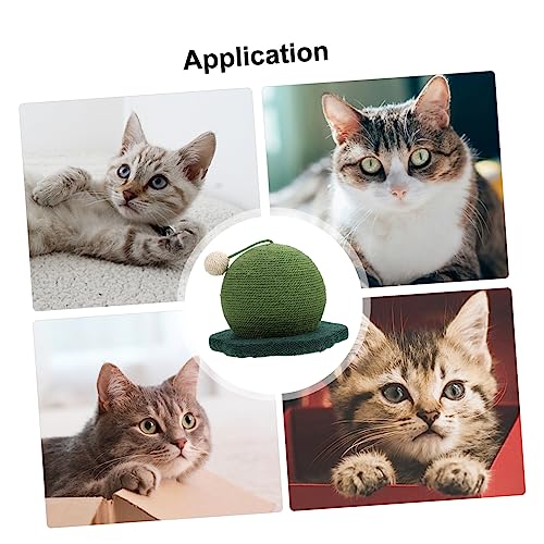 Griffoir pour chat boule pour protéger les meubles plaque à griffer solide - 4