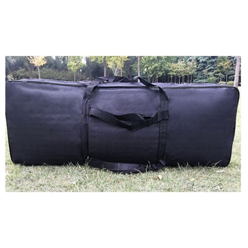 VSOLS Portátil 61 Teclas Teclado de Piano electrónico Bolsa de Transporte Bolsa de Almacenamiento Estuche de Soporte 600D Paño (Color : Black)