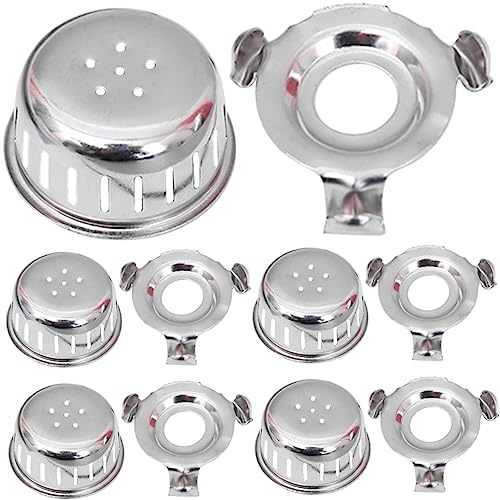 CIYODO 10 Juegos Repuestos para Olla Presión Cubiertas y Soportes Antiobstrucción Inoxidable Accesorios Duraderos para Olla Eléctrica Compatibles con Múltiples Rendimiento y