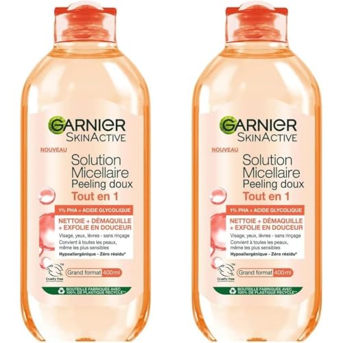 Garnier skinactive solution micellaire tout en 1 peeling doux 400ml - vue 8