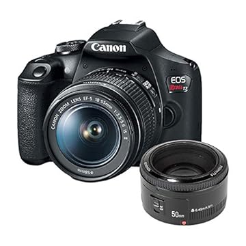 Câmera Canon T7 + Lente 18-55mm + Lente 50mm 1.8 Yongnuo