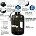 BuildLife Gallon Water Bottles with Times to Drink - Gallon Water Jug - 1 Gallon Water Bottle–128 oz Water Bottle,One Gallon Water Bottle with Time Marke for Gym(Black, 1 Gallon)