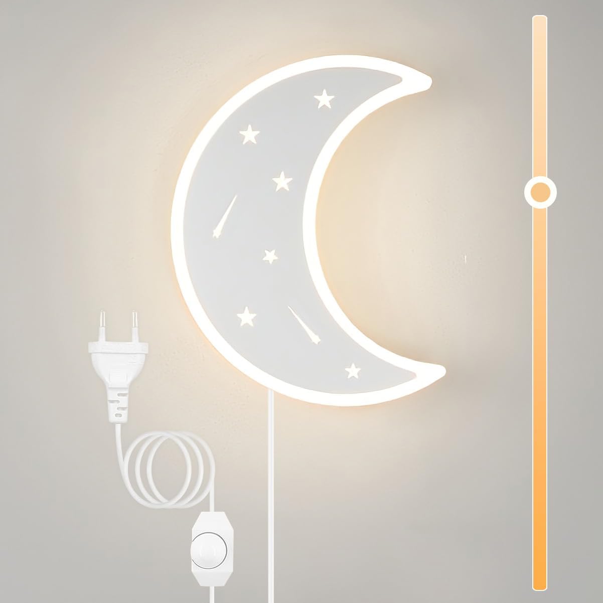 LOGT LED Blume Wandlampe - 3 Helligkeiten Für Kinderzimmer