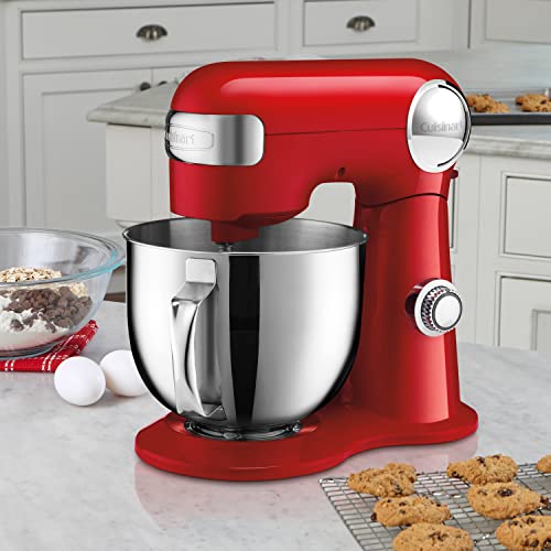 Cuisinart Sm-50R Precision Master 5.5 Qt (5.2L) Stand Mixer, Red #TOP7
