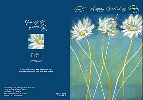 Gracefully Yours Blooming Wishes Birthday Greeting Cards Featuring Nel Whatmore, 12, 4 Designs/3 Each With Inspirational Message #TOP1