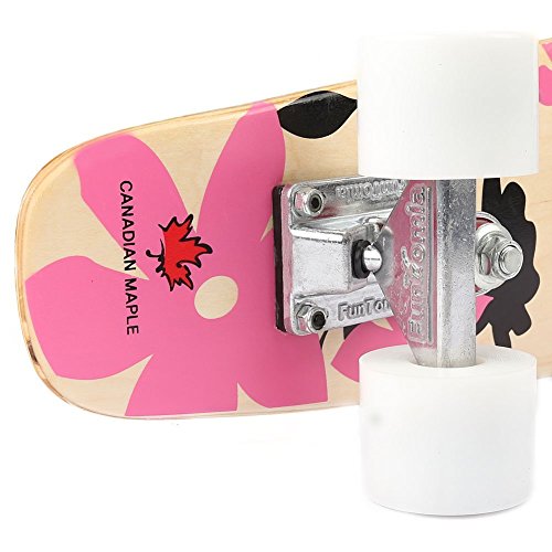 FunTomia® Mini-Board Skateboard 25,5 INCH (65cm) met een Canadees 7-laags esdoorndek/MACH1® ABEC-11 High Speed lagers… - Afbeelding 5