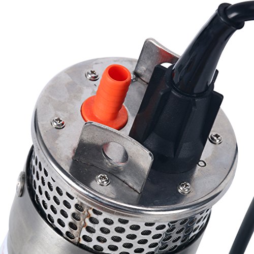 Amarine-Made 24V Dc Submersible Deep Well Water Pump 3.2Gpm 4" / Alternative Energy Solar Battery Powered With Stainless Steel Shell-Max Lift 230 Ft, Max Submersion 100 Ft #TOP2