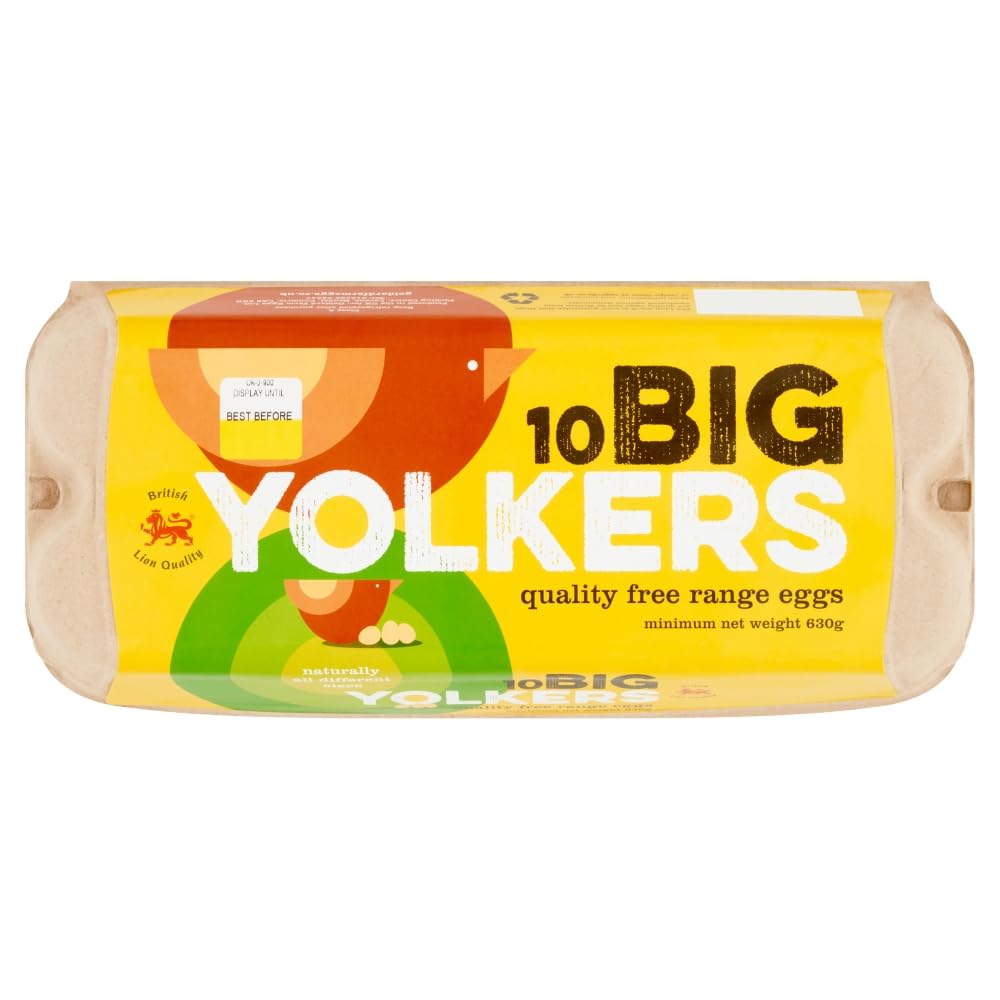 Yolkers Big Quality Free Range Eggs 10pk