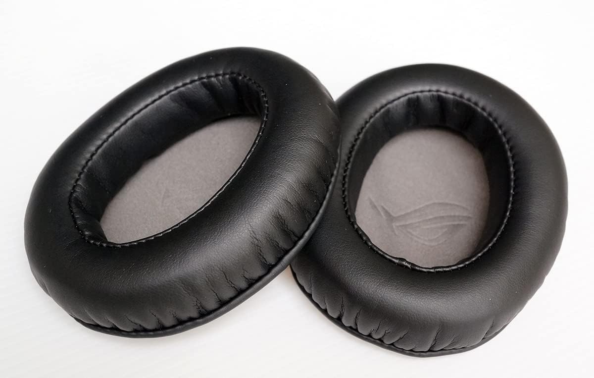 V-MOTA Earpads Compatible with ASUS ROG Strix Fusion 300 500 700 Virtual 7.1 Gaming Headphone Digital Microphone and Aura Sync RGB Gaming Headset (Leather)