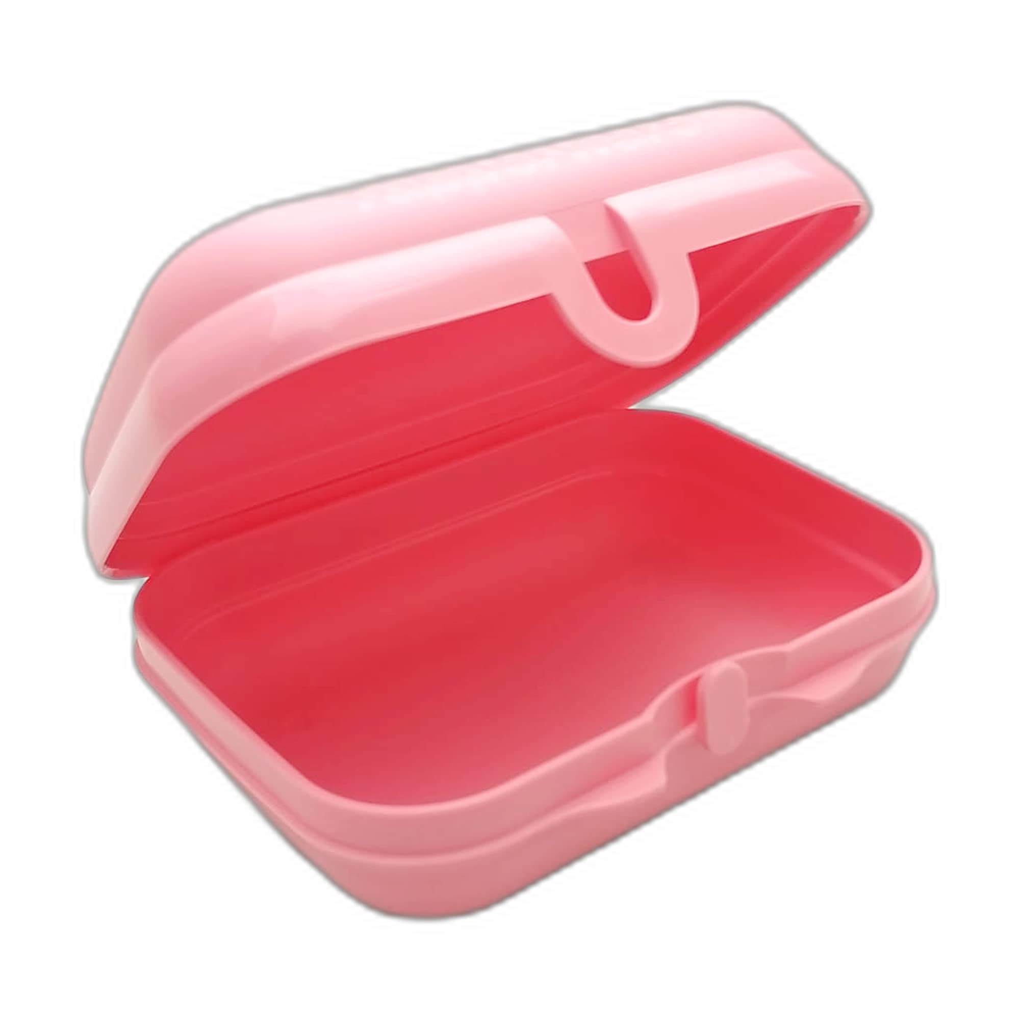 Tupperware to Go Twin rosa Blumen Motiv Brotdose Sandwich Lunchbox Box Behälter Kindi Twin Kind Kindergarten Schule Dose klein Größe 2 Küche, Haushalt & Wohnen